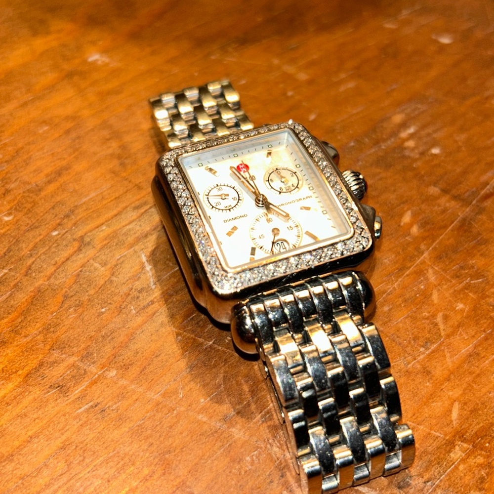 Michele Deco Chronograph with Diamonds | Luxury Swiss Watch